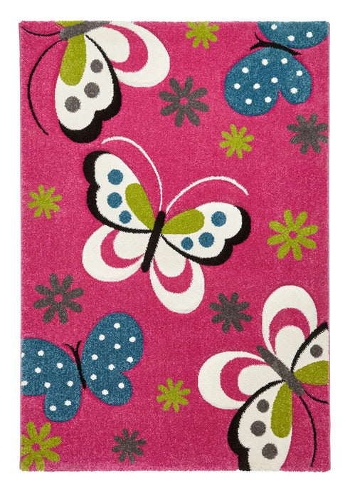 Think Rugs brooklyn kids 772 pink Pink Bedroom   Rug.