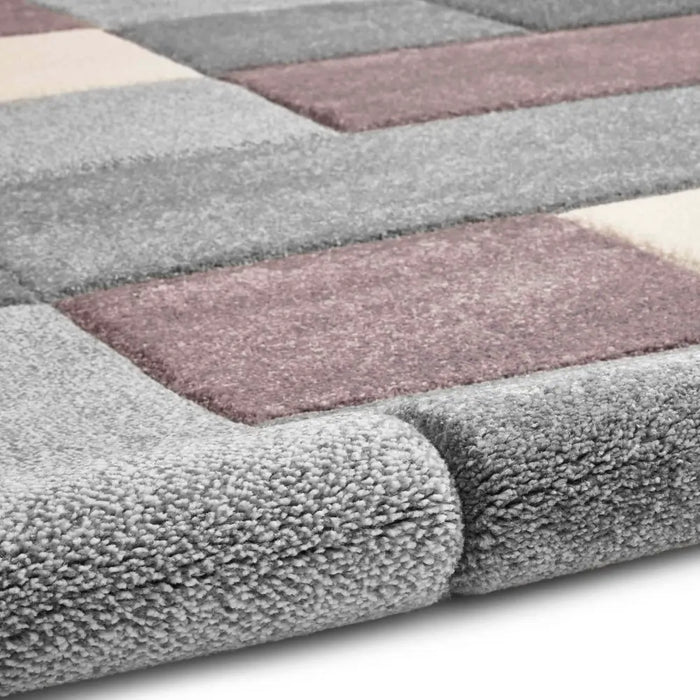 Brooklyn 646 Grey Purple Rug