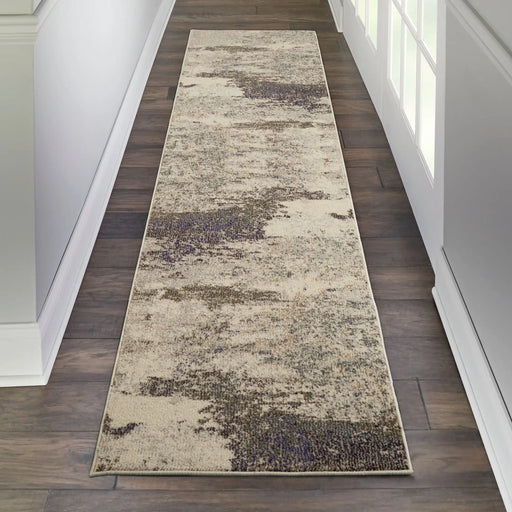 Nourison celestial ces02 ivory grey Grey, Ivory Living Room  Rug.