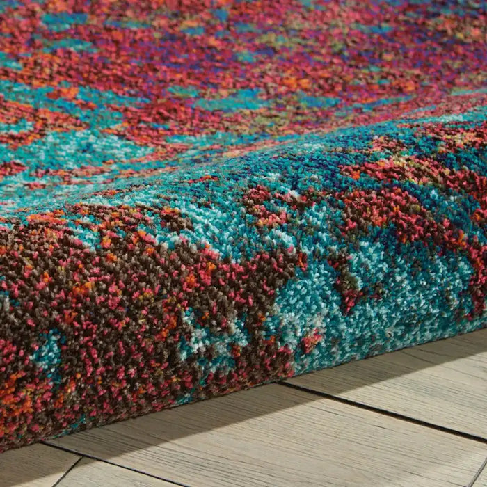 Nourison celestial ces08 atlantic Multicoloured Living Room  Rug.