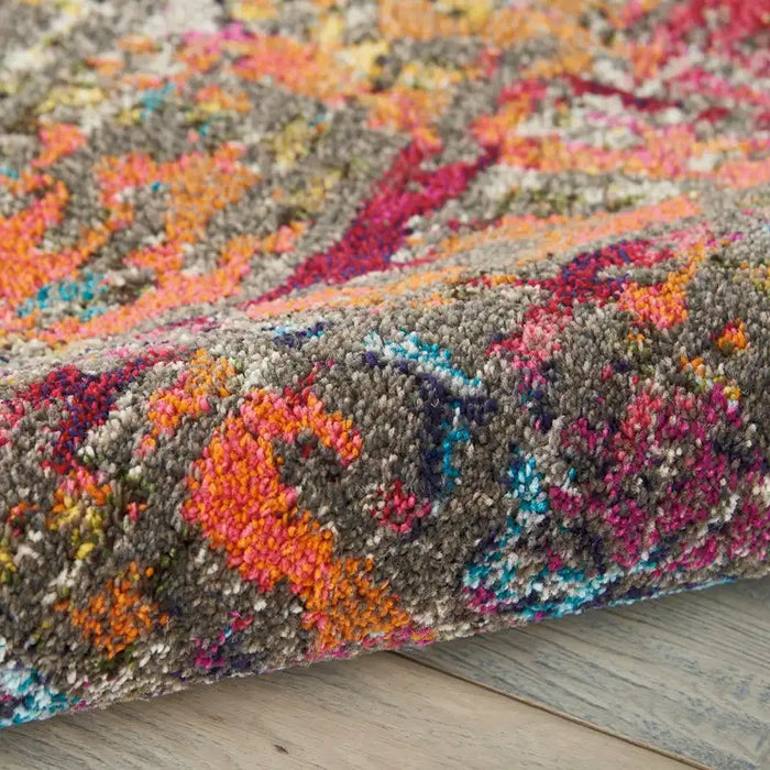 Nourison celestial ces14 sunset Multicoloured Living Room  Rug.