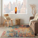 Nourison celestial ces15 multi Multicoloured Living Room  Rug.