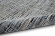 Calvin Klein ck50 balian ck54 blue Blue Living Room Geometric Rug.
