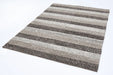 Asiatic coast cs08 varied stripe Grey, Beige, Multicoloured Living Room Wool Rug.