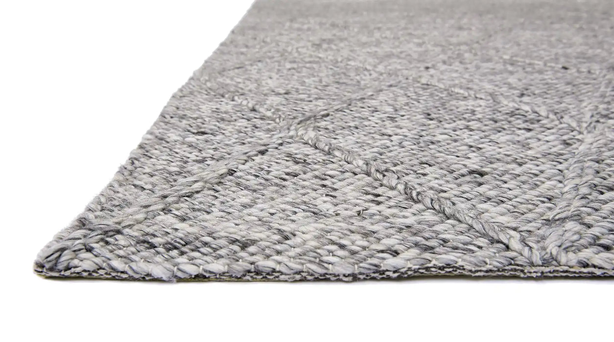 Asiatic coast diamond cd03 grey marl Grey Living Room Wool Rug.