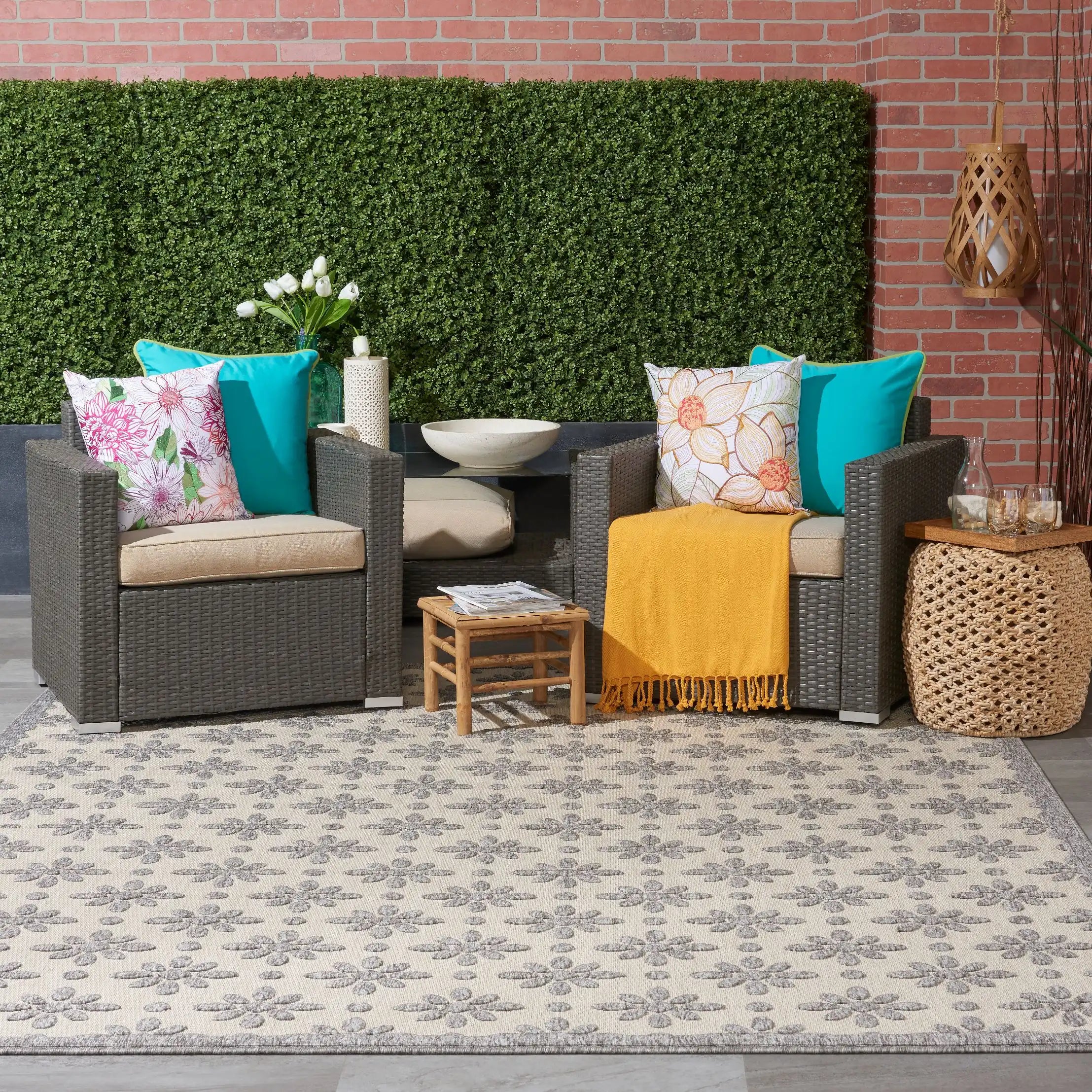 Cozumel (Outdoor) CZM03 Cream Rug