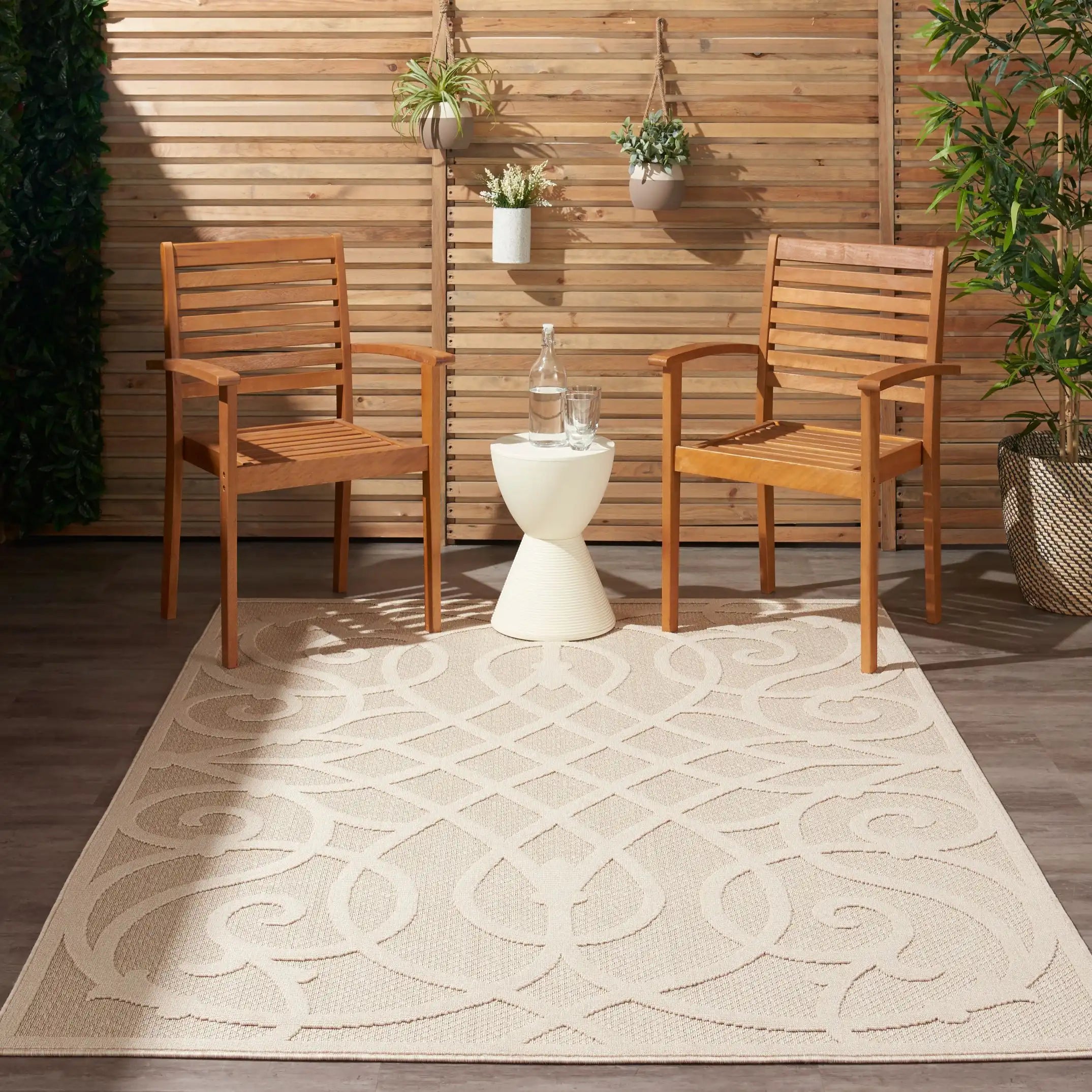 Cozumel (Outdoor) CZM04 Cream Rug