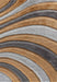 Serdim Rugs california 620 ochre Grey, Yellow Living Room Shaggy Rug.