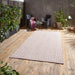 Think Rugs coast a055 rose cream Pink, Cream Living Room  Rug.