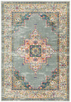 Asiatic colt cl02 medallion grey Grey Living Room Geometric Rug.