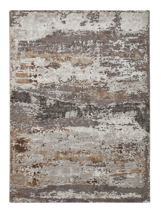 Think Rugs craft 19788 grey beige Grey, Beige Living Room Geometric Rug.