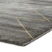 Think Rugs craft 23486 dark grey gold Grey, Yellow Living Room Geometric Rug.