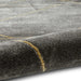 Think Rugs craft 23486 dark grey gold Grey, Yellow Living Room Geometric Rug.