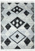 Asiatic cyrus cy07 layla Grey, Black Living Room  Rug.