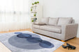 Jackie and the Fish jackieandthefish dancer arara blue Blue, Multicoloured Living Room Flat Weave Rug.
