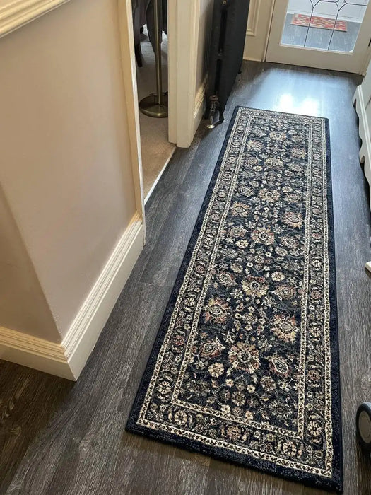 Photo by Linda S., | Mastercraft da vinci 057 0166 3434 dark blue Living Room  Rug.