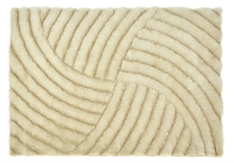 Origins dallas champagne Ivory  Shaggy Rug.