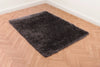 URCO dazzle urco charcoal Black Living Room Shaggy Rug.