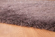 URCO dazzle urco grey Brown, Grey Living Room Shaggy Rug.