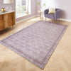 Catherine Lansfield Deco Peacock Washable Lilac Rug