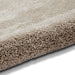 Think Rugs deluxe beige Beige Living Room Shaggy Rug.