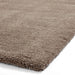Think Rugs deluxe mink Brown Living Room Shaggy Rug.