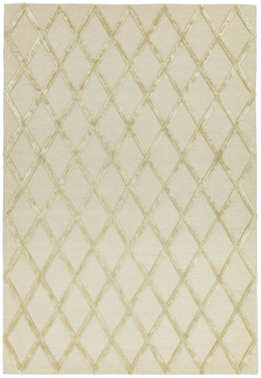 Asiatic dixon gold diamond Yellow Living Room Wool Rug.