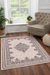 Rug Style traditional poly douglas cream Cream Living Room Moroccan Rug.