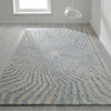 Oriental Weavers elements ow spiral Blue Living Room Wool Rug.