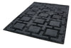 Asiatic eaton black Black Living Room Geometric Rug.