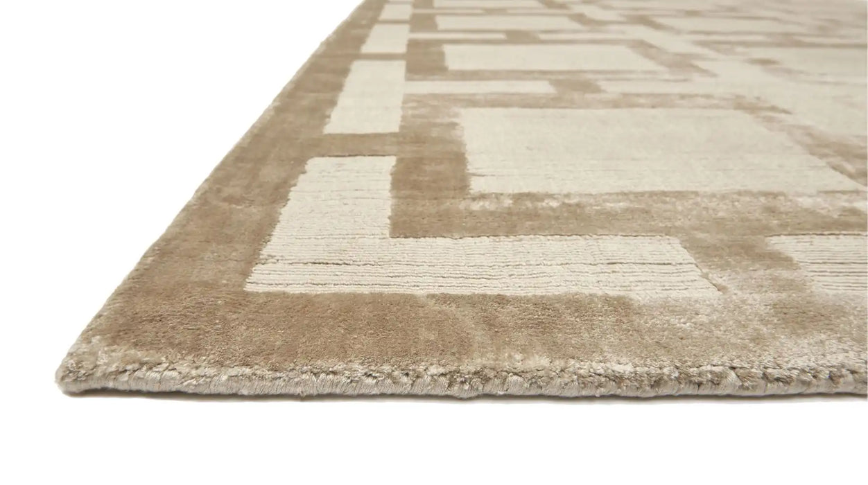 Asiatic eaton gold Yellow, Beige Living Room Geometric Rug.