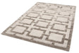 Asiatic eaton mocha Brown Living Room Geometric Rug.