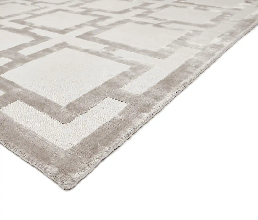 Asiatic eaton sand Beige Living Room Geometric Rug.