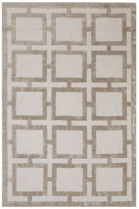 Asiatic eaton sand Beige Living Room Geometric Rug.