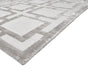 Asiatic eaton silver Grey Living Room Geometric Rug.