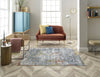 Mastercraft ella 6830a grey Grey Living Room Floral Rug.