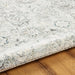 Mastercraft ella 6887a grey Grey Living Room Floral Rug.