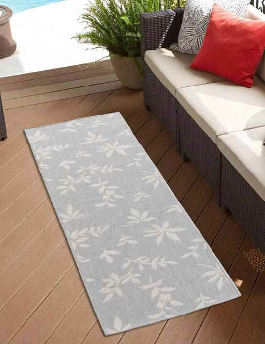 Serdim Rugs sky outdoor flower silver Grey Living Room Floral Rug.