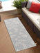 Serdim Rugs sky outdoor flower silver Grey Living Room Floral Rug.
