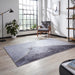 Think Rugs force k7279 grey gold Grey, Yellow Living Room Flat Weave Rug.