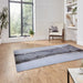 Think Rugs force k7280 grey gold Grey, Yellow Living Room Flat Weave Rug.
