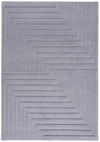 Asiatic form grey Grey  Wool Rug.