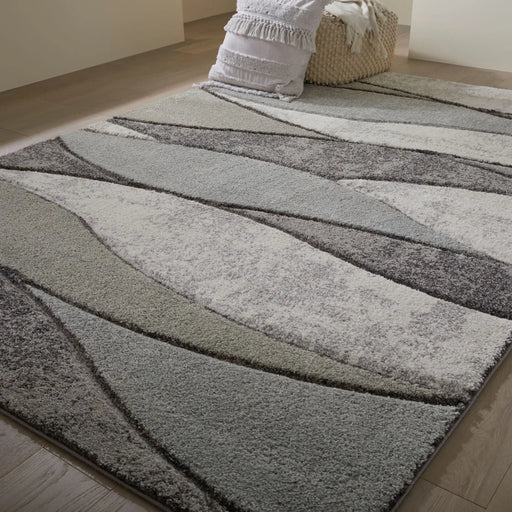 Oriental Weavers gio 163 f Multicoloured Living Room Geometric Rug.