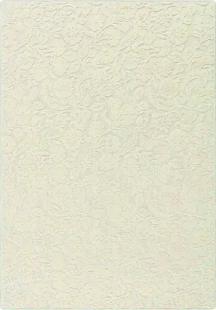 Agnella galaxy wool alula white Cream Living Room Natural Fibre Rug.