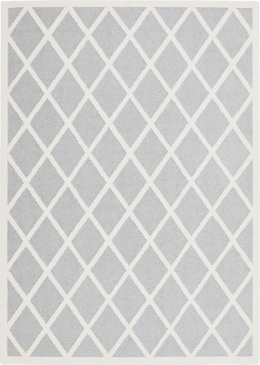Agnella galaxy wool zaurakma grey Grey Living Room Natural Fibre Rug.