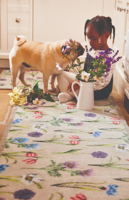 Patterned Hug Rug Garden Multi Floral