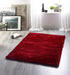 Origins shimmer red Red Living Room Shaggy Rug.