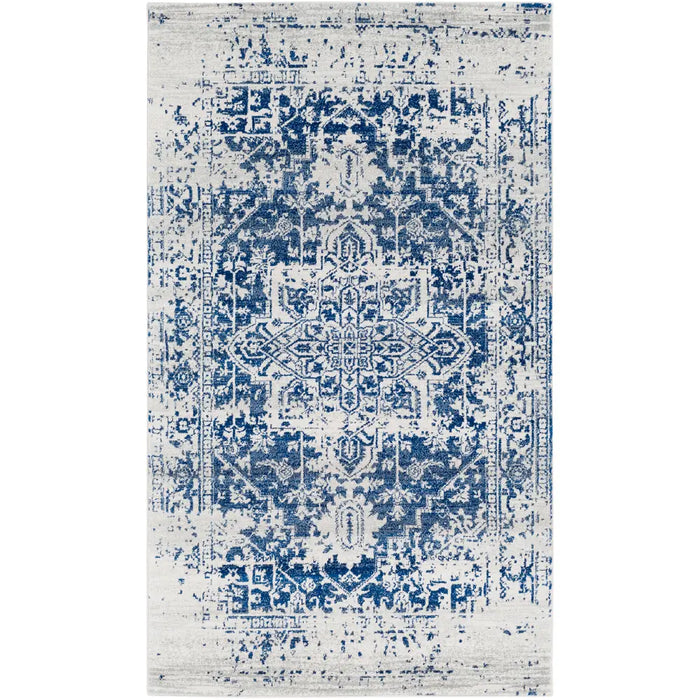 JULIETTE Vintage Traditional Oriental Boho Navy Rug