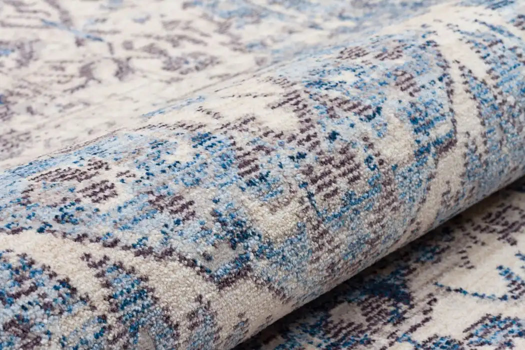 Concept Looms heritage concept looms hrtg106 ivory grey blue Blue, Grey, Ivory Living Room Moroccan Rug.
