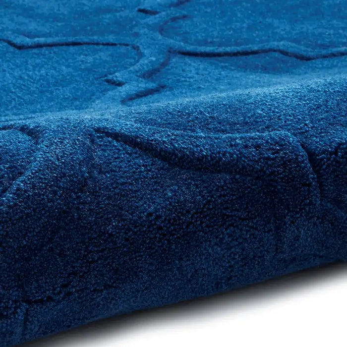 Think Rugs hk 8583 navy Blue, Navy  Moroccan Rug.